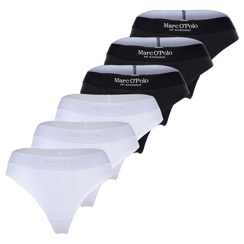 Marc O'Polo String  sort / hvid