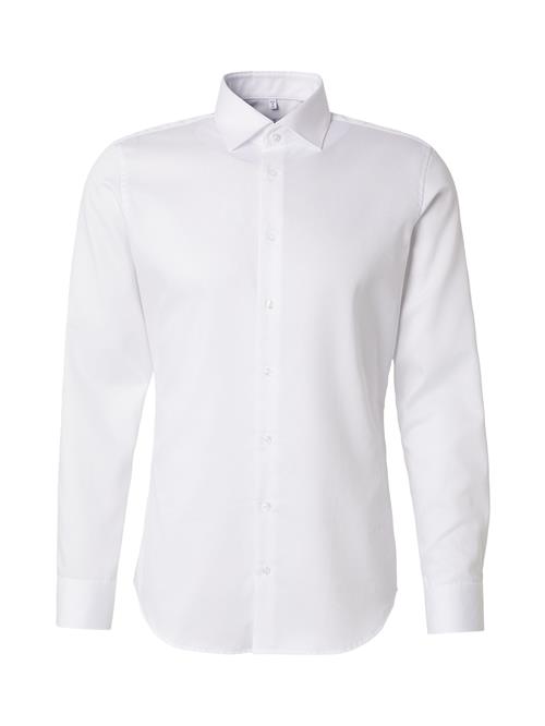 SEIDENSTICKER Forretningsskjorte 'Schwarze Rose'  hvid