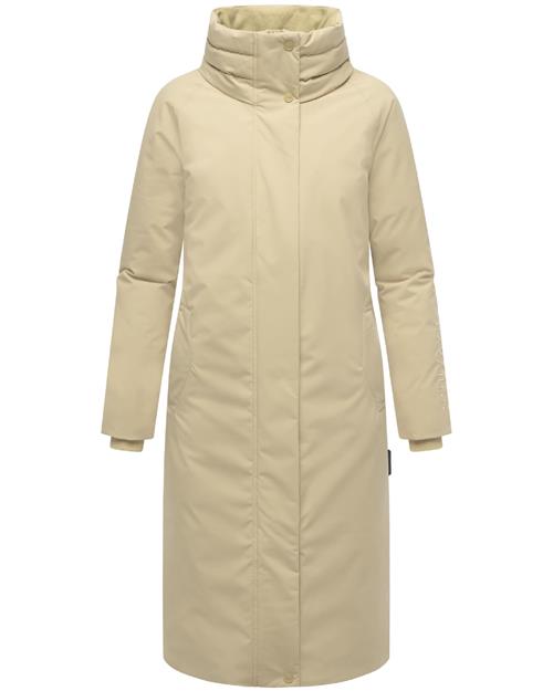 NAVAHOO Vinterfrakke 'Traumblüte 14'  beige