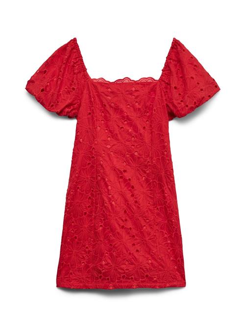 VERO MODA Coctailkjole 'VMElin'  blodrød