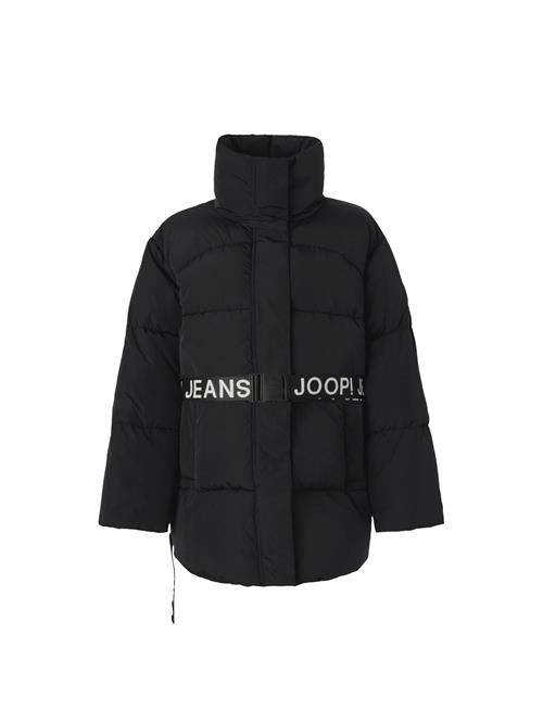 JOOP! Jeans Vinterjakke 'Coralie'  sort / hvid