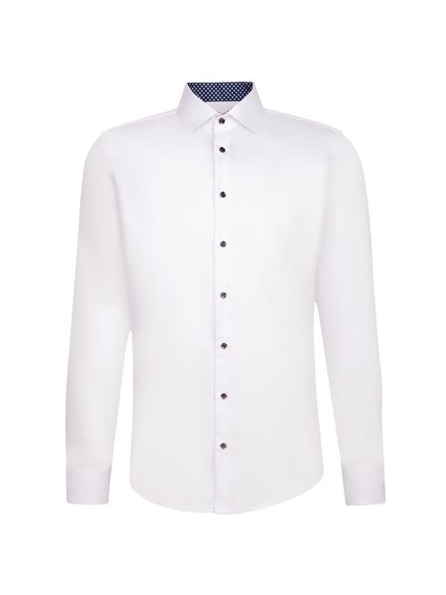 SEIDENSTICKER Forretningsskjorte 'Schwarze Rose'  sort / hvid