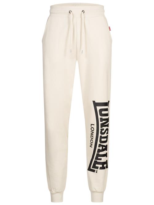 LONSDALE Bukser  sort / offwhite