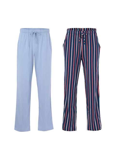 Dagi Pyjamasbukser  navy / lyseblå / rød / hvid