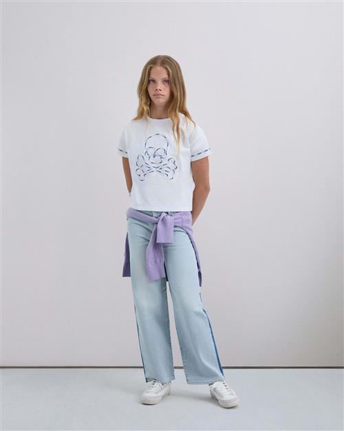 Scalpers Shirts  lyseblå / hvid