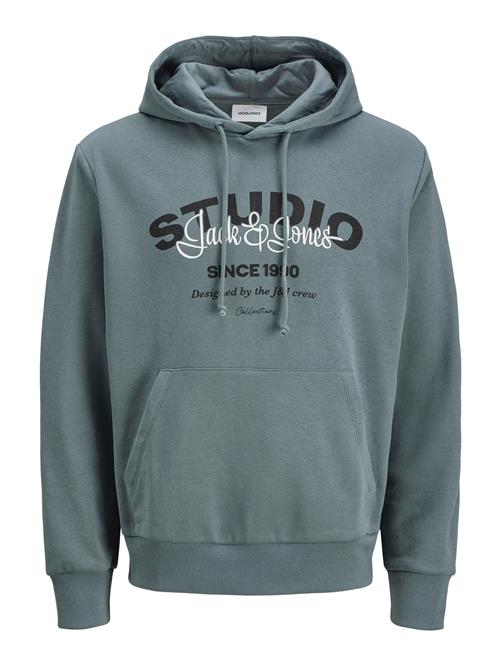 JACK & JONES Sweatshirt 'JJYuki'  dueblå / sort / hvid