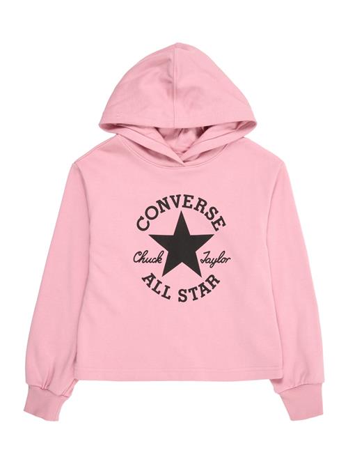 CONVERSE Sweatshirt  lyserød / sort