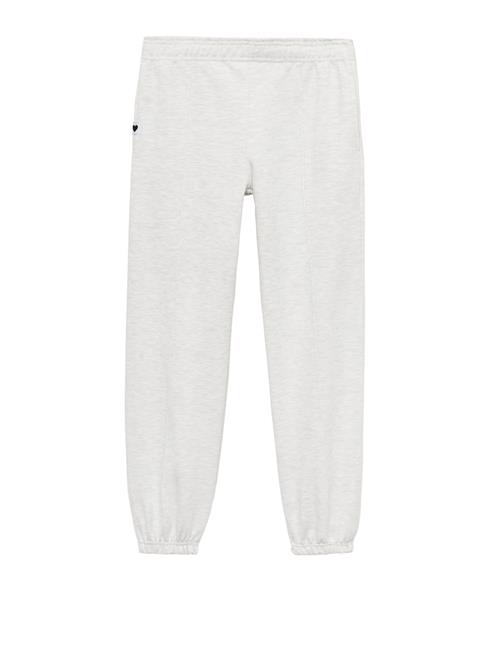 MANGO KIDS Bukser 'SEAM'  lysegrå