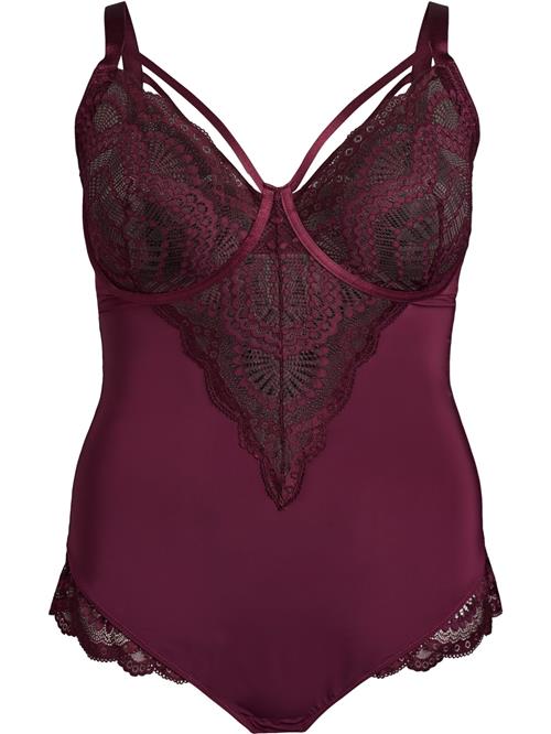 Devoted by Zizzi Body 'Caella'  vinrød / sort