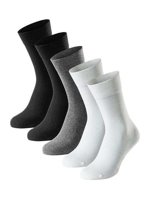 SCHIESSER Sokker 'Bluebird'  grå / sort / hvid