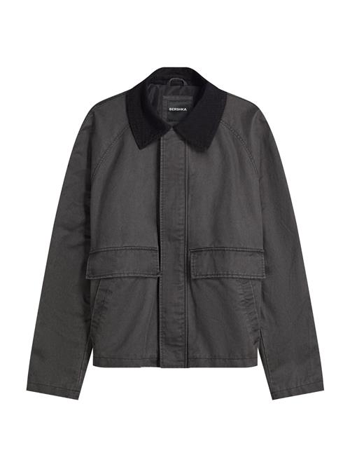 Bershka Overgangsjakke  sort