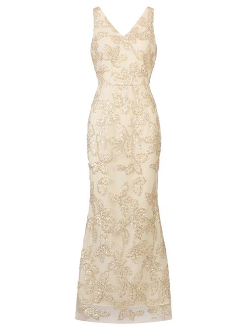 Kraimod Festkjole  gul / uldhvid