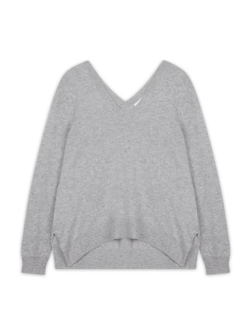 JUST CASHMERE Pullover 'Opal'  grå-meleret