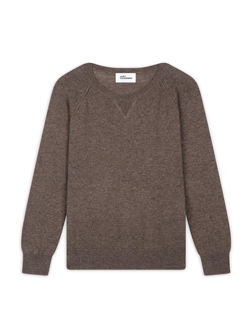 JUST CASHMERE Pullover 'Helen'  taupe