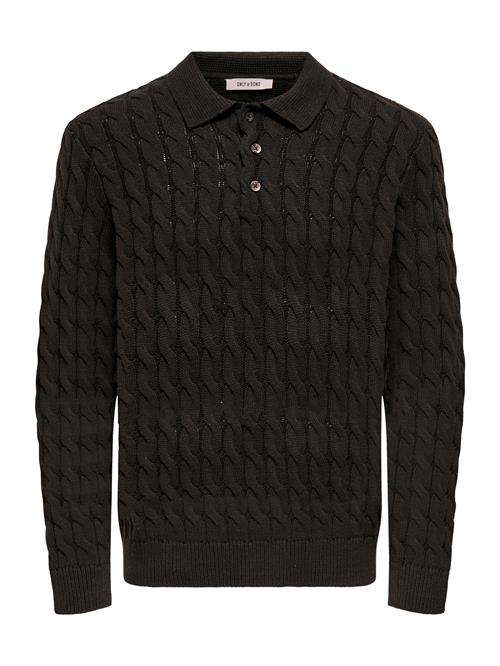 Only & Sons Pullover 'KICKER'  mørkebrun