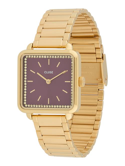 CLUSE Analogt ur  guld / vinrød