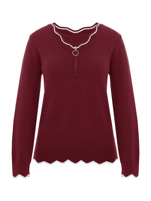 Imily Bela Pullover  burgunder / hvid