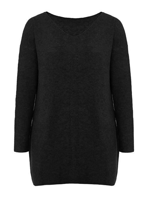 Imily Bela Strikkjole  sort-meleret