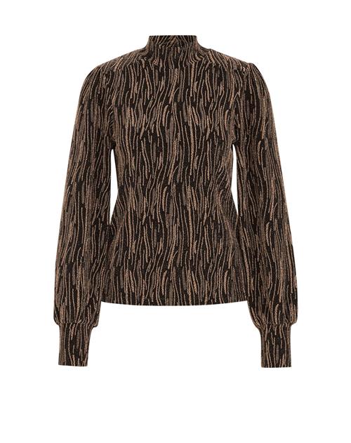 WE Fashion Shirts  guld / sort