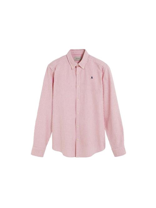 Scalpers Skjorte  blodrød / hvid