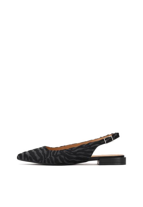 Kazar Ballerinasko med rem  brun / grå / sort