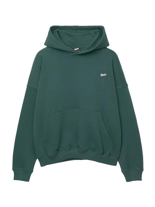 Pull&Bear Sweatshirt 'STWD'  gran / hvid