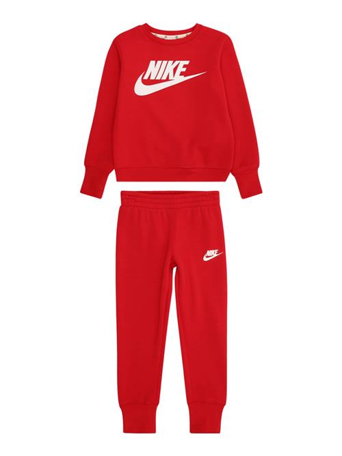 Nike Sportswear Joggingdragt  rød / hvid