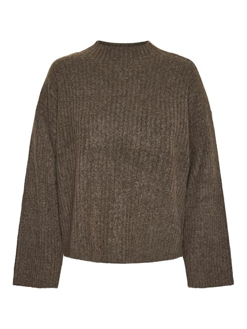 PIECES Pullover 'Tulle'  mørkebrun