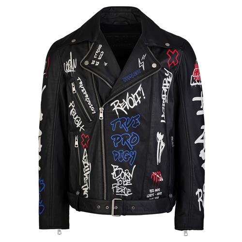 trueprodigy Overgangsjakke 'Danis'  blå / sort / hvid