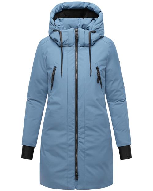 NAVAHOO Vinterfrakke 'Zart 14'  opal / sort