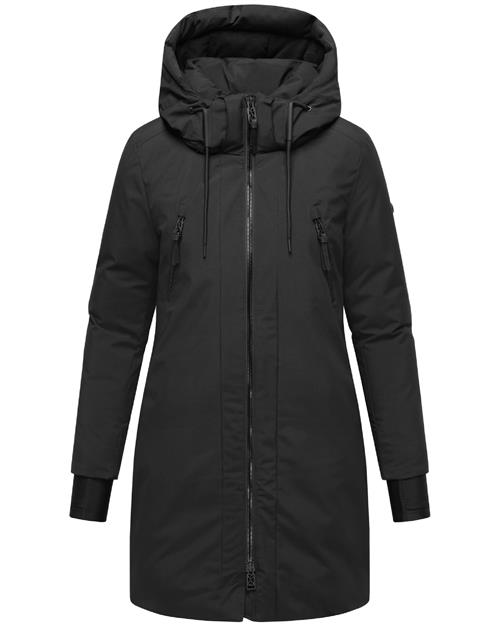 NAVAHOO Vinterfrakke 'Zart 14'  sort