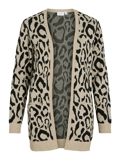 VILA Cardigan 'VITif'  beige / sort