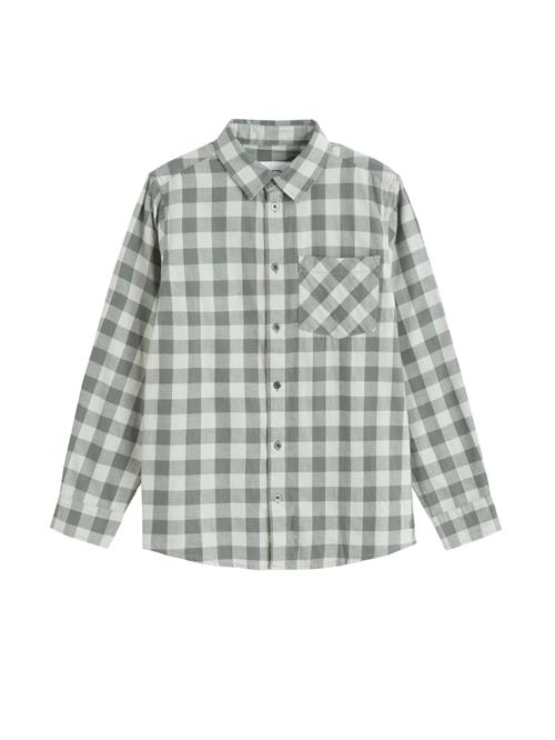 Cool Club Skjorte  ecru / pastelgrøn / mørkegrøn