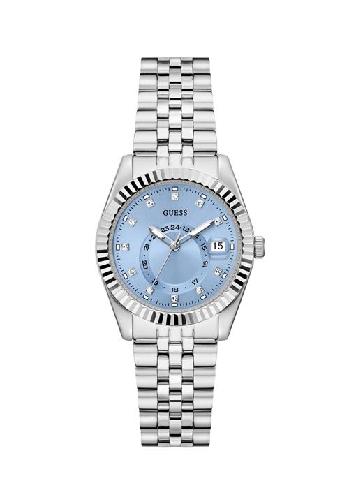 GUESS Analogt ur 'JADA'  lyseblå / sølv