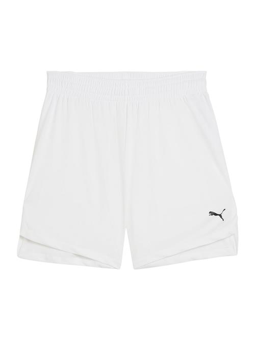 PUMA Sportsbukser 'TeamJaws  Starter'  sort / hvid