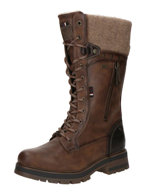 MUSTANG Snørestøvler  brun