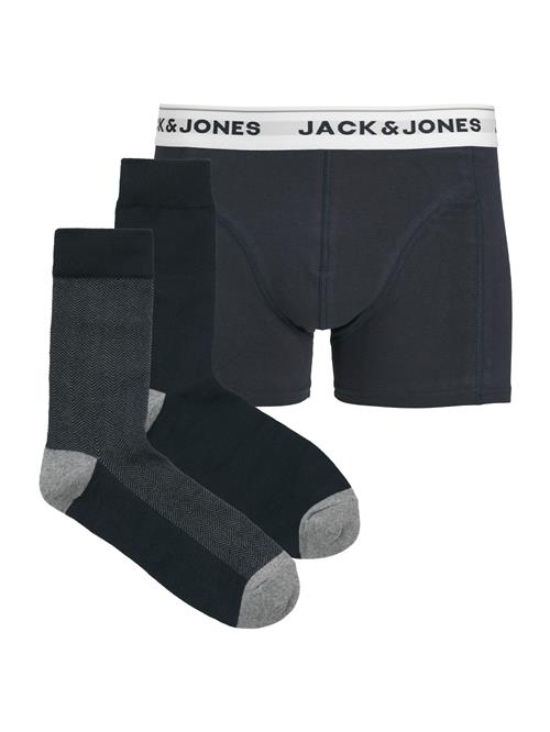 JACK & JONES Boksershorts 'JACORDINARY'  navy / grå-meleret