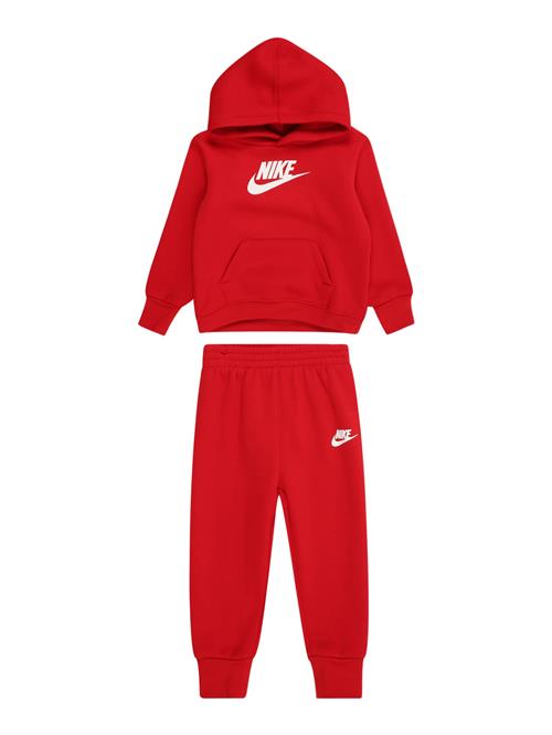 Nike Sportswear Joggingdragt  rød / hvid