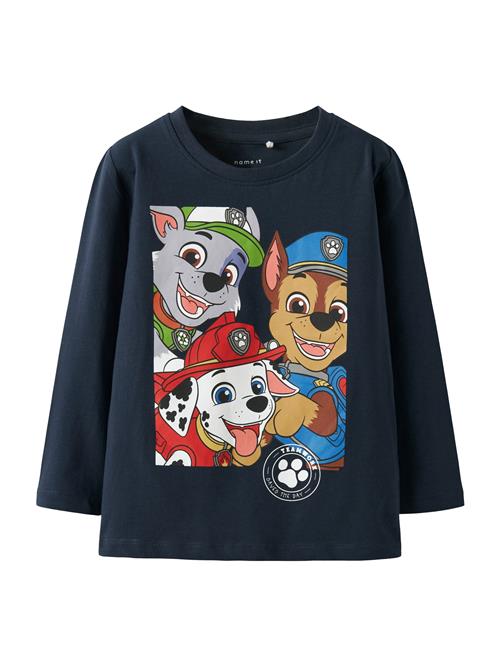 NAME IT Shirts 'NMMNitin Paw'  navy / lysebrun / rød / hvid