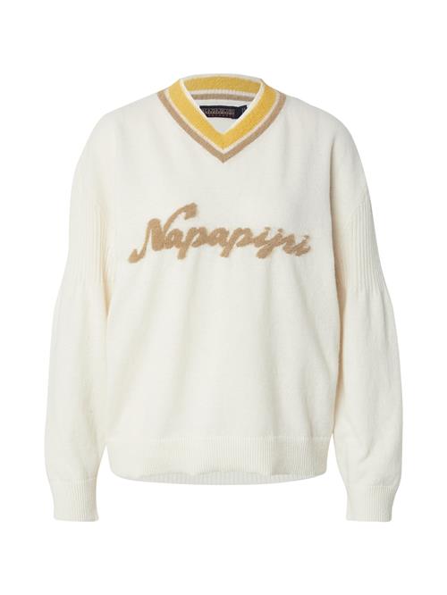 NAPAPIJRI Pullover 'D-MALEZ'  camel / lysebeige / citron