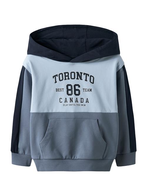 NAME IT Sweatshirt 'NMMSEJR'  navy / dueblå / lyseblå