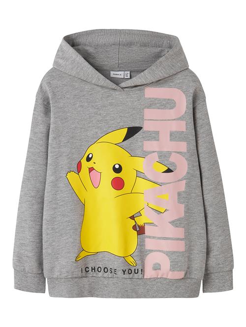 NAME IT Sweatshirt 'NKFNISARA POKEMON'  gul / grå-meleret / pudder / sort