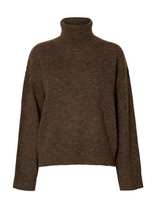 SELECTED Pullover 'SLFLulu'  mørkebrun