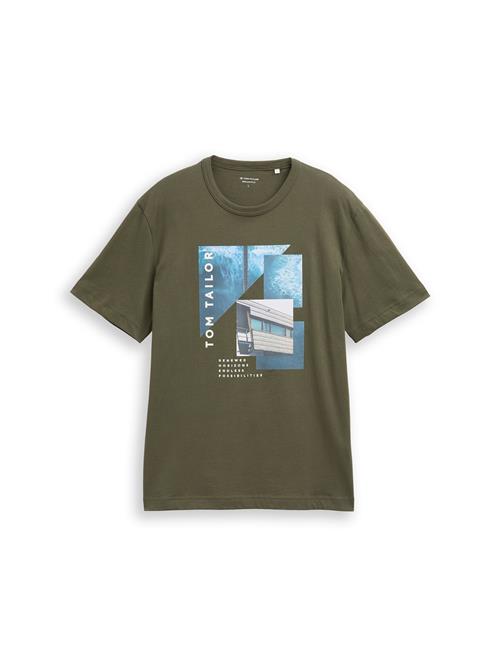 TOM TAILOR Bluser & t-shirts  blå / marin / oliven / hvid