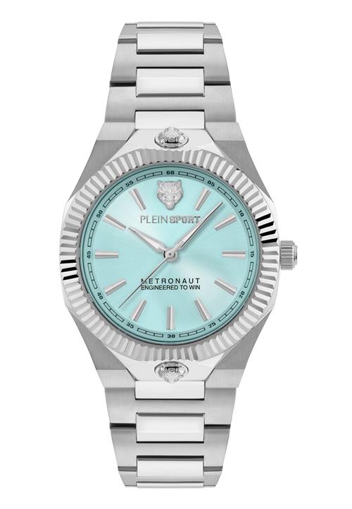 Plein Sport Analogt ur 'Metronaut'  turkis / sølv