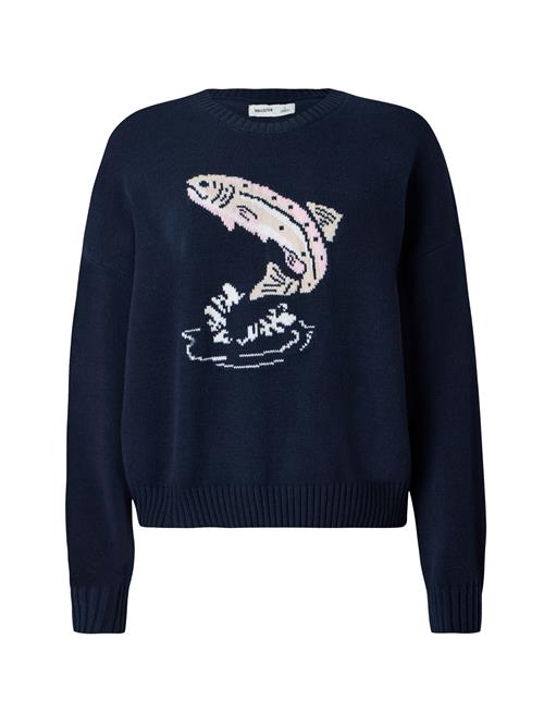 HOLLISTER Pullover  navy / hvid