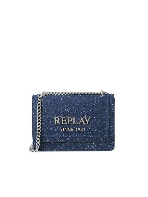 REPLAY Skuldertaske  blue denim