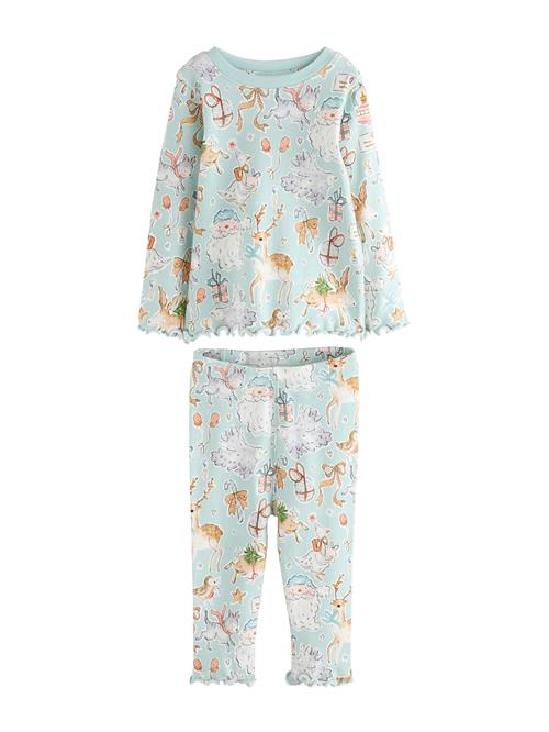 Next Nattøj 'Weihnachtlicher'  lyseblå / brun / lysegrå / hvid