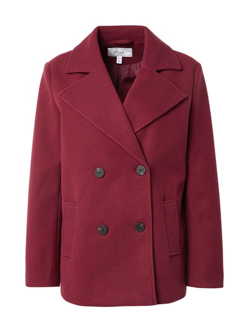 VILA Overgangsfrakke 'VIMETTE'  vinrød