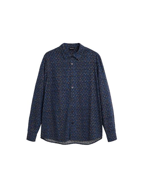 Desigual Skjorte  blå / navy / sort